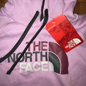 NEW Purple North Face Logo Hoodie